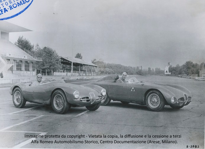 9 - MONZA Sanesi Zanardi Disco volante fianchi stretti e 3000 CM 1953