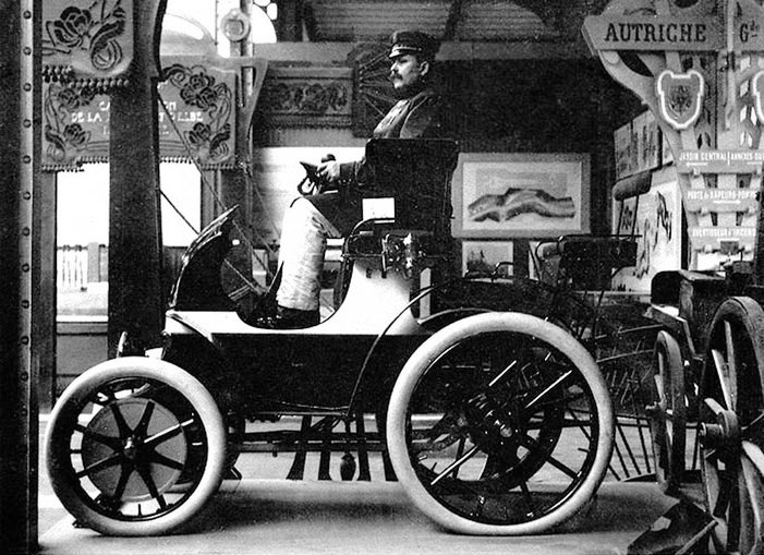 Prototipo di Egger-Lohner alla Esposizione Universale di Parigi, 4 aprile 1900