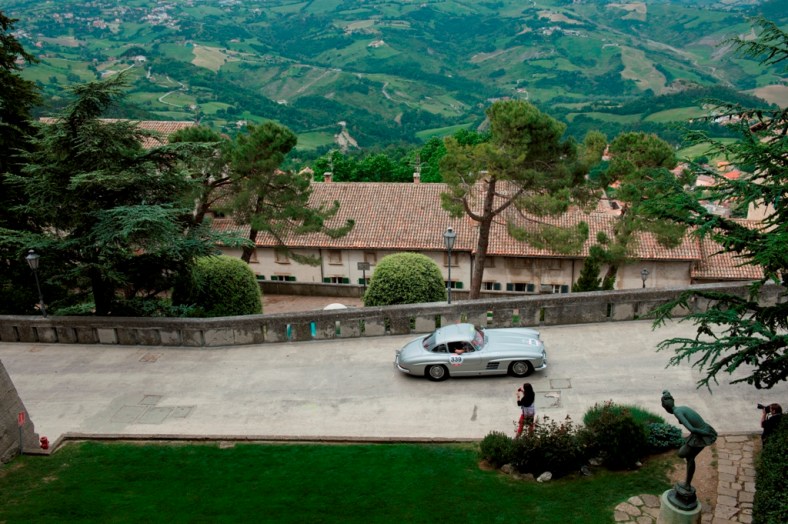 Mercedes-Benz 300 SL (W 198) Mille Miglia 2015, Italien.